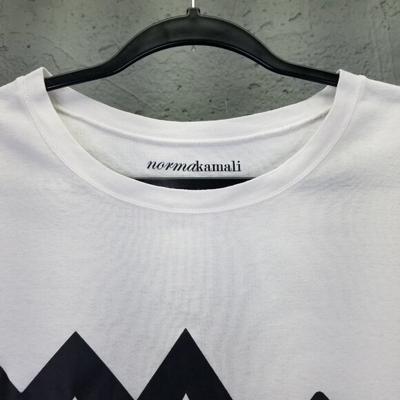 Norma Kamali VIRGO T-Shirt Women's XL Zodiac Astrology Tee Organic Cotton White - Picture 5 of 15